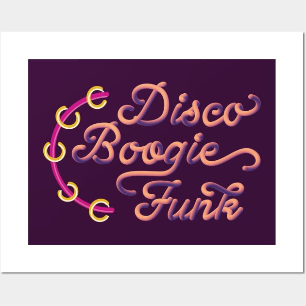 Disco Boogie Funk Wall Art by dojranliev